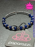 Tea Party Twinkle - Blue Bracelet ~ Paparazzi Fashion Fix