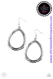 Terra Topography - Silver Earrings ~ Paparazzi Fashion Fix