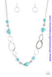 Thats Terra-Ific - Blue Necklace ~ Paparazzi