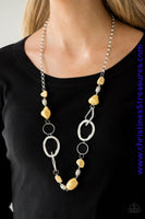 Thats Terra-Ific! - Yellow Necklace ~ Paparazzi