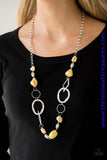 Thats Terra-Ific! - Yellow Necklace ~ Paparazzi