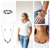 The Big-Leaguer - Purple Necklace ~ Paparazzi