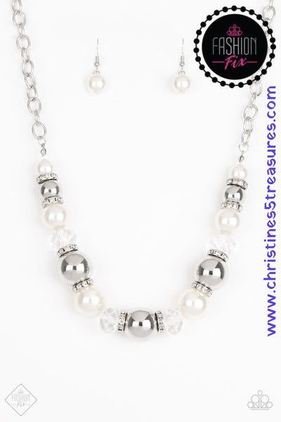 The Camera Never Lies - White Necklace ~ Paparazzi Fashion Fix