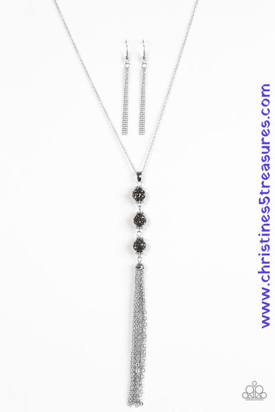 The Diva Wears Prada - Silver Necklace ~ Paparazzi
