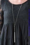The Diva Wears Prada - Silver Necklace ~ Paparazzi