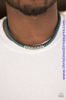 The Mainland - Blue Urban Necklace ~ Paparazzi