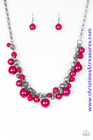 The Upstater - Pink Necklace ~ Paparazzi