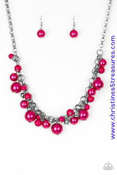 The Upstater - Pink Necklace ~ Paparazzi