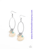 This Too Shell Pass - Blue Earrings ~ Paparazzi