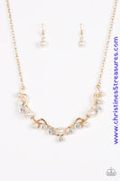 Tie The Knot - Gold Necklace ~ Paparazzi