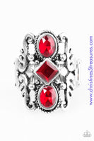 Tiki Twinkle - Red Ring ~ Paparazzi