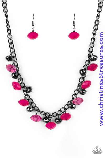 Time To Runway - Pink Necklace Paparazzi