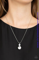 Top Dollar Diva - White Necklace ~ Paparazzi