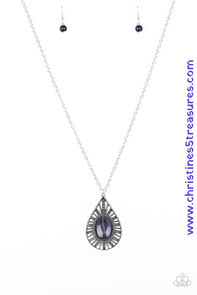 Total Tranquility - Blue Necklace ~ Paparazzi