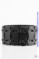 Traffic Control - Black Urban Bracelet ~ Paparazzi