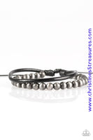 Tranquil Trails - Silver Urban Slip Knot Bracelet ~ Paparazzi