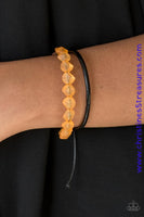 Treasure Trail - Orange Slip Knot Bracelet ~ Paparazzi
