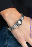 Tribal Soul - White Bracelet ~ Paparazzi Bracelets