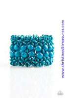 Tropical Bliss - Blue Bracelet ~ Paparazzi