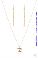 Trust In Faith - Gold Necklace ~ Paparazzi