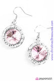 Turn On The Sparkle - Pink Earrings ~ Paparazzi