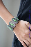 Turn Up The Tropical Heat - Green Bracelet ~ Paparazzi