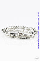 Uniquely Upscale - Silver Bracelets ~ Paparazzi