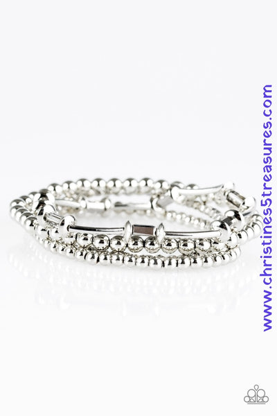 Uniquely Upscale - Silver Bracelets ~ Paparazzi
