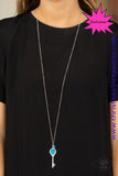 Unlock Every Door - Blue Necklace ~ Paparazzi