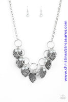 Very Valentine - Silver Necklace ~ Paparazzi