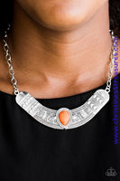 Very Venturous - Orange Necklace ~ Paparazzi