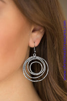 Very Vertigo - Black Earrings ~ Paparazzi