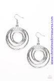Very Vertigo - Silver Earrings ~ Paparazzi