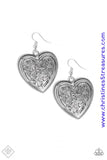 Victorian Devotion - Silver Earrings ~ Paparazzi Fashion Fix