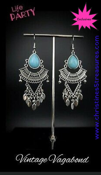 Vintage vagabond shop blue paparazzi