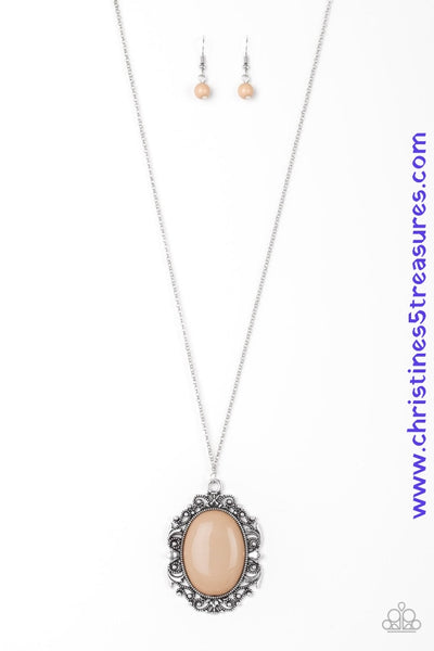 Vintage Vanity - Brown Necklace ~ Paparazzi