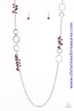 Wanderlust Way - Purple Necklace ~ Paparazzi