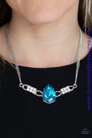 Way To Make An Entrance - Blue Necklace ~ Paparazzi