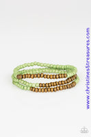 Woodland Wanderer - Green Bracelets ~ Paparazzi