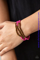 Woodland Wanderer - Pink Bracelets ~ Paparazzi