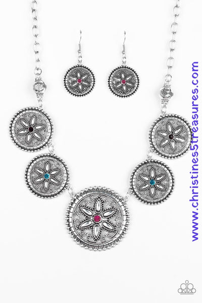 Written In The Star Lilies - Multi Necklace ~ Paparazzi
