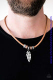 You The Caveman! - Brown Urban Necklace ~ Paparazzi