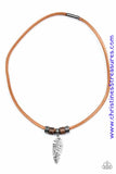 You The Caveman! - Brown Urban Necklace ~ Paparazzi