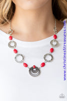 Zen Trend - Red Necklace ~ Paparazzi